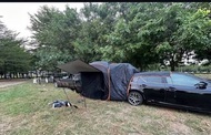 二手 AK CAMPING 車邊帳蓬 車尾帳 也可單獨使用  帳篷 極新 秒開帳