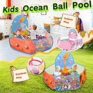 Kids Ocean Ball Pool Portable Baby Playpen Tent Basketball Tent Outdoor Indoor Playground Toy