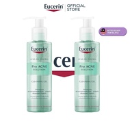 Eucerin Pro ACNE Solution Cleansing Gel Cleanser | Face Wash | Acne Prone Skin | Face Skincare 400ml