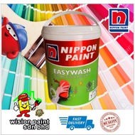 5 LITER NIPPON PAINT (EASYWASH) - INTERIOR PAINT /   Cat Rumah Dalam
