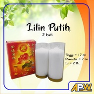 LILIN Puja Candle Pillar Candle 2 Kati