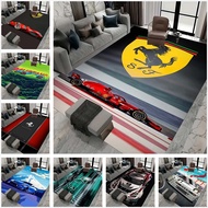 Car supercar GTR racing printed carpet, living room sofa carpet, children's bedroom bedside carpet, 