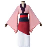 【Ready stock】Magnolia Mulan Costume Princess Mulan Costume Cosplay Costume Adult Kimono