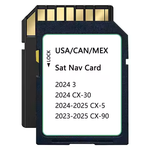 ABJF-Upgraded KMV66 EZ1B Navigation SD Card Map For CX-5(2024-2025), CX-30/Model 3(2024), CX-90(2023