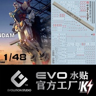 Waterdecal EVO Mega Size 1/48 RX78F00 Gundam #ดีคอลน้ำสำหรับติดกันพลา กันดั้ม Gundam พลาสติกโมเดลต่างๆ