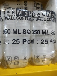 Thinwall DM 350ml SQ Dan Thinwall DM 500ml SQ isi 25pcs