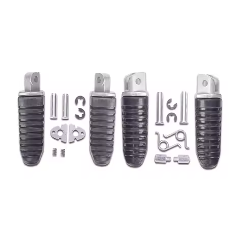 Mototcycle Aluminum Front/Rear Footrests Foot Pegs For Suzuki V-Strom DL 650 1000 GSX 1250 1300 GSR 