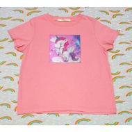 JusTees Peach Reflectibg Unicorn Shirt