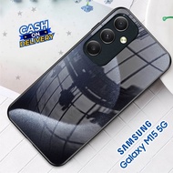 Softcase Glass Kaca SAMSUNG M15 (5G) - Case Handphone SAMSUNG M15 (5G) [T01]