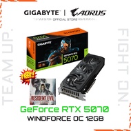 GIGABYTE GeForce RTX­­™ 5070 WINDFORCE OC  - 12G NVIDIA GAMING GRAPHICS CARD