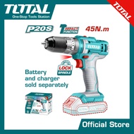 TOTAL สว่านกระแทกแบตเตอรี่ไร้สาย20V. #TIDLI201455