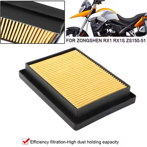 Motorcycle Air Intake Purification Clean Filter For ZongShen RX1 RX1S ZS150-51 ZS150-51A ZS200-51 ZS