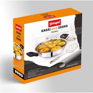 DIAMOND KADAI WITH ZAARA ( S.STAINLESS KADAI 25cm)