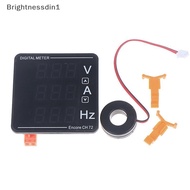 [Brightnessdin] Digital Voltage Current Meter Panel Voltmeter Ammeter Frequency Meter LED Display AC