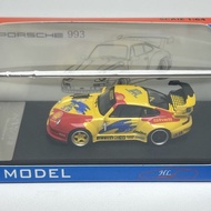 HL 1/64 PORSCHE PORSCHE 993 RWB Wide Alloy Car Model