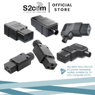 IEC320 C19 Rewireable Socket Connector