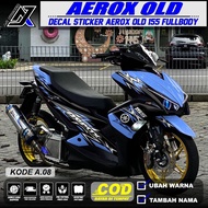 Decal Aerox 155 Old Full Body - Decal Sticker Aerox 155 Full Body Variation Sticker YAMAHA AEROX 155