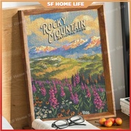 [Anti Moisture Backboard]A2 A3 A4 Wooden Photo Frame Large Size Picture Frame [Without Gasket]