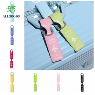 ALLGOODS PVC Luggage Tag, Baggage Name Tags Information Card Airplane Suitcase Tag, Boarding Pass Ai