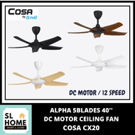 {NEW}ALPHA COSA CX20-5B/56'' / CX20-5B/40'' 12 SPEED REMOTE CONTROL CEILING FAN