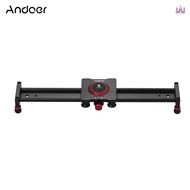 Andoer 40cm/16inch Aluminum Alloy Camera Track Slider Video Stabilizer Rail for DSLR Camera Camcorde