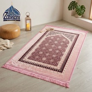 Jumbo Foam Anti-Slip Embossed Pink Prayer Rug 70x110cm 8mm Thick Soft Adult