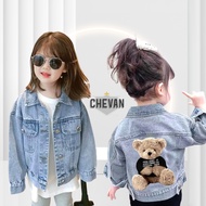 Jaket anak perempuan jaket levis anak untuk usia 2-9 tahun