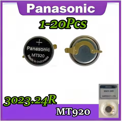 1-20Pcs MT920 3023.24R Panasonic Battery 3023-24R For Seiko Watch Citizen 3023 3026 3027 Kinetic Rec