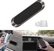 Xotic Tech Black Magnetic Car Mount Dashboard Desk Strip Phone Holder Mini Magnet Fast Capture Cradl