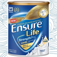 ensure life strength pro with hmb vanilla flavored 800g (exp 05/25)