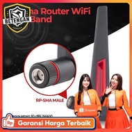 Onelinkmore 2.4GHz 5GHz 10dBi RP-SMA Male WiFi Router Antenna