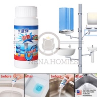 sinki tersumbatPowerful Sink Drain Clog Remover Cleaning Powder Quick Foam Dredging Agent singki tersumbat lubang sumbat