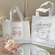 Mocorie - Miffiete Coquette Totebag Coquette Lunch Bag Coquette Lunch Bag/ Coquette Lunch Bag/ Ribbo