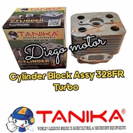 TNK328FR Turbo Cylinder Blok Komplit Mesin Potong Rumput 328 Tanika