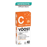 VOOST Vitamin C Effervescent Vitamin Supplement Tablet (Maintain Immune System Health) 40s