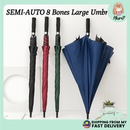 SEMI-AUTO 135CM EXTRA LARGE UMBRELLA 8 BONE OVERSIZE UMBRELLA SUNSCREEN UV BLOCK BIG SIZE PAYUNG BES
