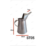 Stainless Steel Minyak Liter/Botol Sukat/Tin Jug