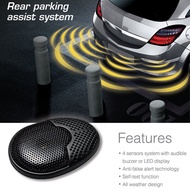 Steelmate Ebat C1 4 Sensors Parking Assist System Car Parking Sensor Reverse Radar Alert System with External Audible Buzzer Speaker