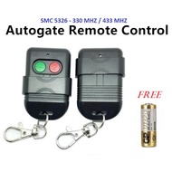 "Ready Stock" Autogate Remote Control SMC5326 330Mhz 433Mhz Auto Gate Wireless Remote (1pcs)