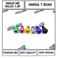 BANJO M8 FINE THREAD (DRAT12) TITANIUM GR5