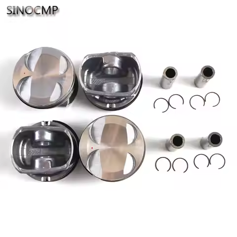 4pcs Piston & Ring Set 11257589348 For 2006-2016 MINI R55-R60 Cooper Countryman Paceman N12 N16 Car 