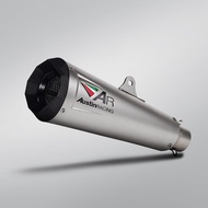 ท่อเหล็กกล้าไร้สนิมหลบหนีจากการแข่งรถในปลายท่อท่อไอเสียรถจักรยานยนต์แบบสากล51มม. ดัดแปลงสำหรับยามาฮ่