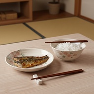 Pattern Series-Sakura Bowl Sakura Plate Rice Dinner Deep Dish Round Soup Ceramic