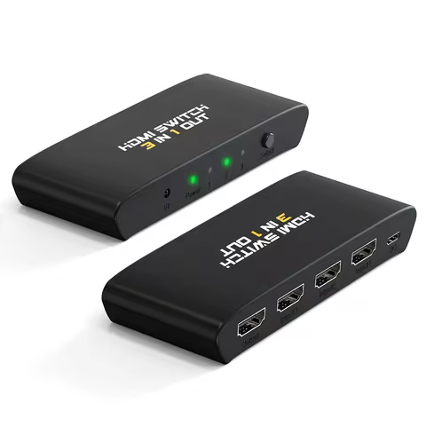 UHD HDMI 4K HDMI Switch 3x1 Mini HDMI Switch Switcher HUB Box Support IR Remote Control HDMI Switch 