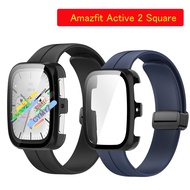 Amazfit Active 2 Square strap Silicone strap for Amazfit Active 2 strap Sports wristband for Amazfit