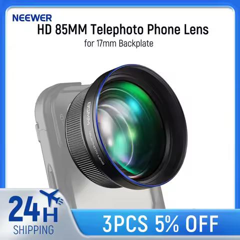 NEEWER HD 85MM Telephoto Phone Lens for 17mm Backplate 2.5X Magnification For SmallRig NEEWER iPhone