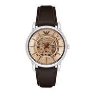 Emporio Armani Luigi AR1982 Analog Automatic Brown Leather Men Watch [Pre-order]