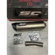 SC Project F800GS Oval Titanium Exhaust