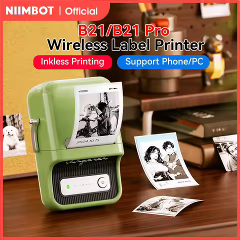 NiiMbot B21 B21 PRO Bluetooth Adhesive Label Printers Mini Thermal Printer Wireless Barcode Label Ma