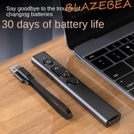 BLAZEBEA Powerpoint Control Pen, Solid Color Clicker Presentation Pointer for PPT, Rechargeable Slid